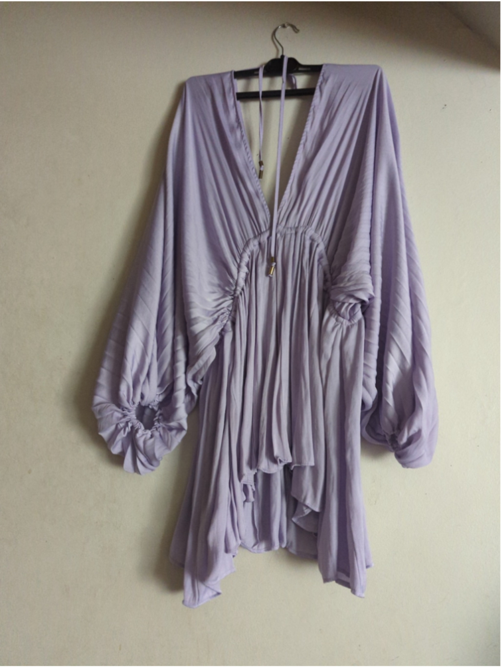 Free People Azel Mini Dress Size S Lavender 🪻 - Picture 5 of 10